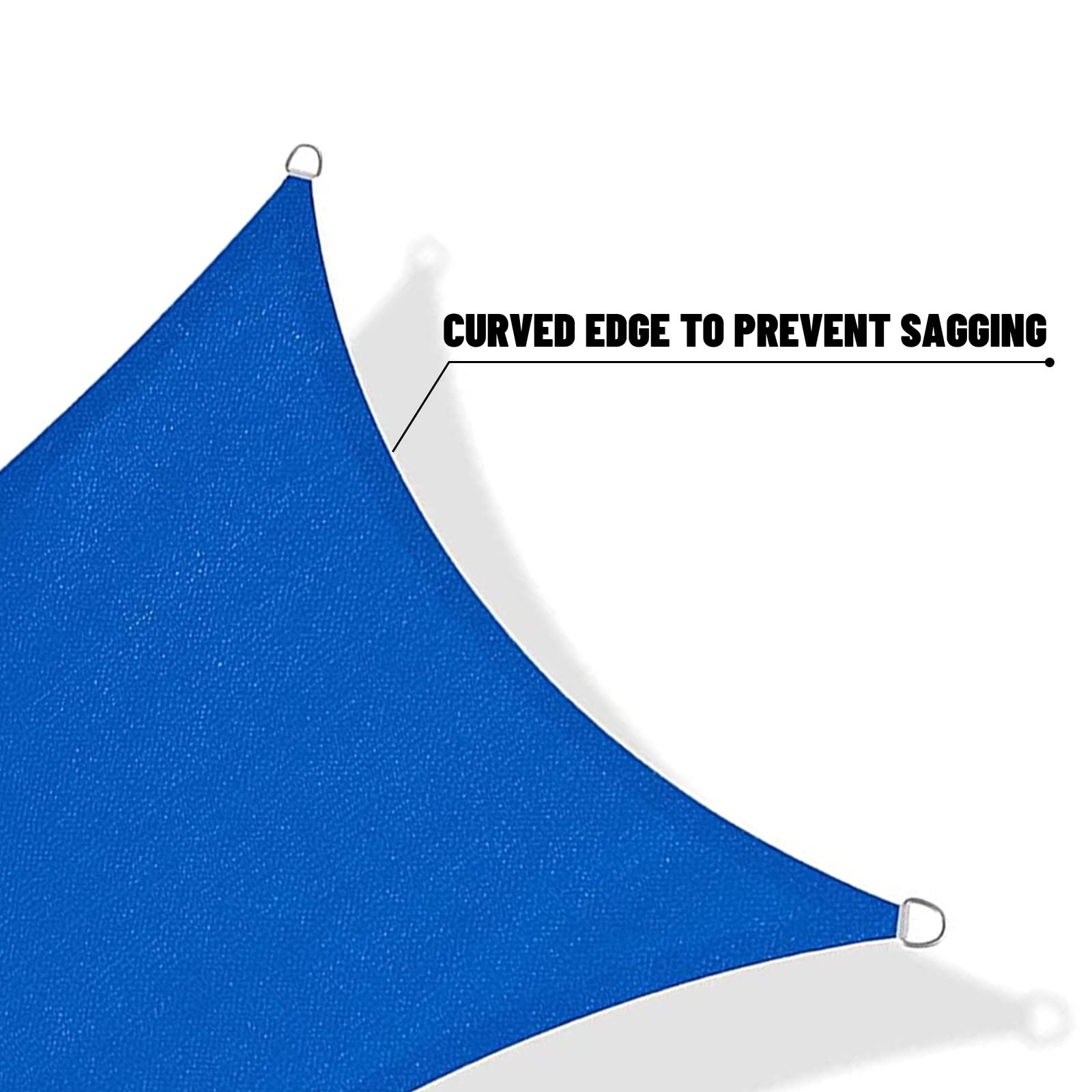 Breathable Rectangle Shade Sail for Backyard Deck Patio Garden