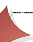 Breathable Right Triangle Shade Sail for Backyard Deck Patio Garden