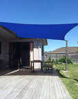 Breathable Rectangle Shade Sail for Backyard Deck Patio Garden