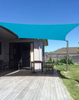 Breathable Rectangle Shade Sail for Backyard Deck Patio Garden