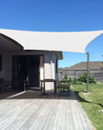 Breathable Rectangle Shade Sail for Backyard Deck Patio Garden