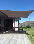 Breathable Rectangle Shade Sail for Backyard Deck Patio Garden