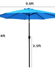 SUNNY GUARD 9FT Patio Umbrella